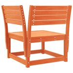 vidaXL Canapé d'angle de jardin cire marron 73x73x78cm bois pin massif
