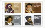 Carnet de 12 timbres - Les grands voyageurs - Lettre Verte