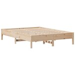vidaXL Cadre de lit sans matelas 140x190 cm bois de pin massif