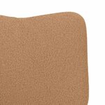 vidaXL fauteuil Beige 63 x 67 x 94 cm Polyester et contreplaqué
