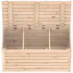 vidaXL Boîte de jardin 101x50 5x46 5 cm bois massif de pin