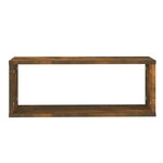 vidaXL Étagères murales cube 6 Pièces Chêne fumé 60x15x23 cm Bois