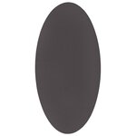 vidaXL Tapis "HUARTE" Anthracite 100x200 cm Ovale