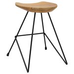 vidaXL Tabourets lot de 2 bois de teck massif