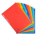 EXACOMPTA Intercalaires en carte lustrée 3/10e 220 grammes