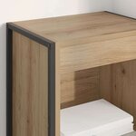 vidaXL Bibliothèque Chêne artisan 80 x 30 x 155 cm Bois d'ingénierie