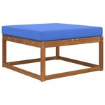 vidaXL Coussin de canapé d'extérieur Turquoise 80 x 80 x 8 cm