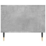 vidaXL Table basse gris béton 102x50x40 cm bois d'ingénierie