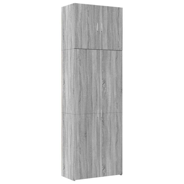 vidaXL Buffet haut sonoma gris 80x42 5x249 cm bois d'ingénierie