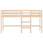 vidaXL Lit mezzanine d'enfants sans matelas avec échelle 80x200 cm