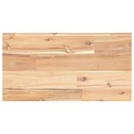 vidaXL Étagères flottantes 2 Pièces 60x20x2 cm acacia massif non traité