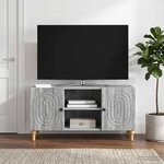 vidaXL Meuble TV 102 x 34 5 x 50 cm Sonoma gris Bois d'ingénierie