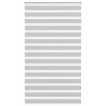 vidaXL Store zèbre gris clair largeur du tissu 120 9 cm polyester