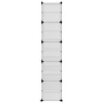 vidaXL Étagère à chaussures Transparent 44x31 5x153 5 cm PP
