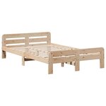 vidaXL Cadre de lit sans matelas 120x200 cm bois de pin massif