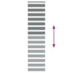 vidaXL Store zèbre gris foncé largeur du tissu 60 9 cm polyester