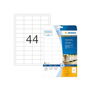 1100 étiquettes super adhésives special, 48,3 x 25,4 mm herma