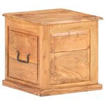 vidaXL Coffre 40x40x40 cm Bois d'acacia solide