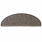 vidaXL Tapis d'escalier autocollants 30 Pièces 65x21x4 cm marron beige
