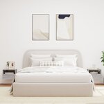 vidaXL Meubles TV muraux 2Pièces sonoma gris 40x30x30cm bois d'ingénierie