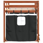 vidaXL Lit superposé sans matelas 80x200 cm bois de pin massif