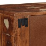VidaXL Meuble TV mural 100x32x25 cm bois massif de récupération