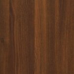 vidaXL Armoire à chaussures Chêne marron 63x24x103cm Bois d'ingénierie