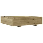 vidaXL Jardinière 100x100x26 5 cm bois de pin imprégné