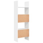 vidaXL Bibliothèque Blanc 60x35x180 cm Bois d’ingénierie