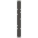 vidaXL Pieds de table basse en forme de V  2 pièces  anthracite  70 x (42-43 3) cm  acier