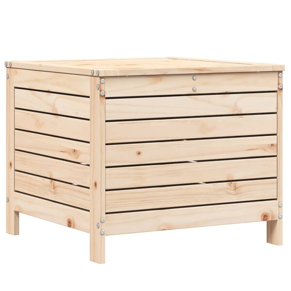 vidaXL Repose-pied de jardin 62x63 5x53 5 cm bois de pin massif