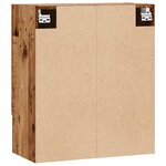 vidaXL Armoire murale vieux bois 60x31x70 cm bois d'ingénierie