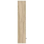 vidaXL Bibliothèque chêne fumé 31x24x127 cm bois d'ingénierie