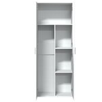 vidaXL Buffet haut blanc 70x35x180 cm bois d'ingénierie