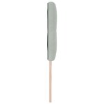 Cabeceira vidaXL Boutons Capitonnés Gris Clair 200 cm Velours