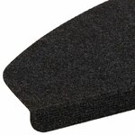 vidaXL Tapis d'escalier auto-adhésifs 15 Pièces Anthracite