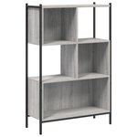 vidaXL Bibliothèque sonoma gris 72x28x109 cm bois d'ingénierie