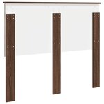 vidaXL Tête de lit Chêne brun 120 cm Bois d'ingénierie
