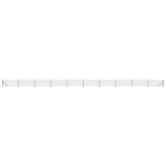 vidaXL Clôture en treillis métallique avec bride anthracite 0 8x25 m