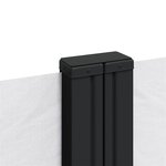 vidaXL Auvent latéral rétractable blanc 120x600 cm