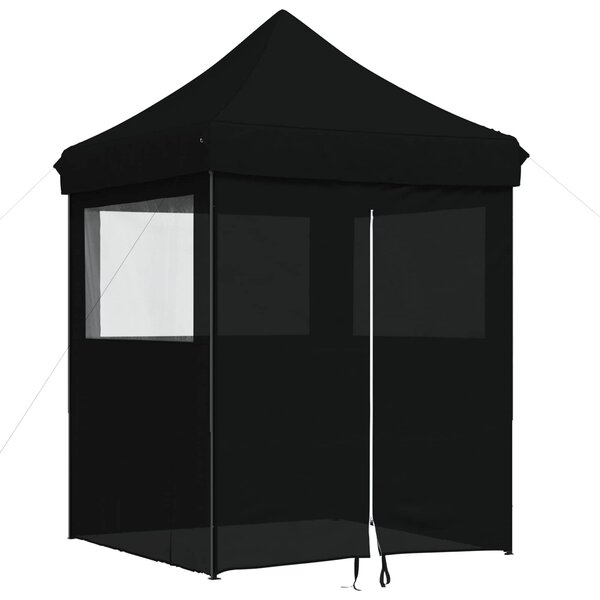 vidaXL Tente de fête Noir 200 x 200 x 306 cm Tissu Oxford