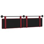 vidaXL Tête de lit suspendue Bordeaux Simili cuir
