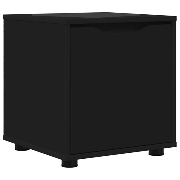 vidaXL Cabinet de salle de bain Noir 40 5 x 40 x 44 cm