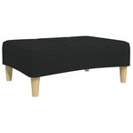 vidaXL Repose-pied noir 77x55x31 cm tissu