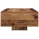 vidaXL Table basse Bois Ancien 85 x 55 x 31 cm Bois d'ingénierie