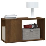 vidaXL Meuble TV Chêne marron 60x24x32 cm Bois d'ingénierie