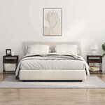 vidaXL Table de chevet Chêne marron 38 x 30 x 48 cm Bois d'ingénierie