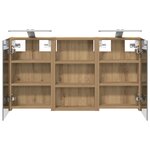 vidaXL Ensemble de Meubles de Salle de Bain 3 Pièces 90 x 10 5 x 50 cm