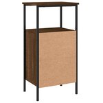vidaXL Tables de chevet 2 Pièces chêne marron 41x31x80 cm bois ingénierie