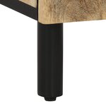 vidaXL Table de chevet 50x33x60 cm bois de manguier massif